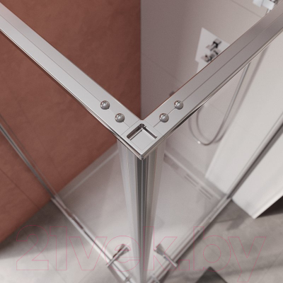 Душевой уголок Cezares Liner-AH-2-120/90-C-Cr-R