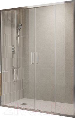 Душевая дверь BelBagno Luce-BF-2-150-C-Cr - фото