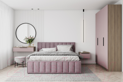 Двуспальная кровать ДСВ Лана 1.6 с подъемным механизмом