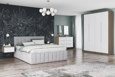 Двуспальная кровать ДСВ Лана 1.6 с подъемным механизмом