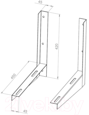 Кронштейн для кондиционера BZT Bfac02