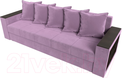 Диван Лига Диванов Дубай Лайт полки справа / 114351