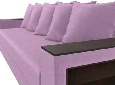 Диван Лига Диванов Дубай Лайт полки справа / 114351