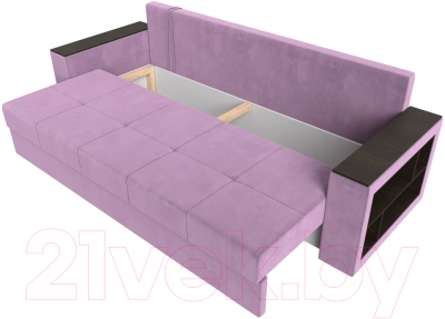 Диван Лига Диванов Дубай Лайт полки справа / 114351