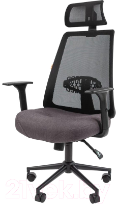 Кресло офисное Chairman 535 (ткань черный/серый)