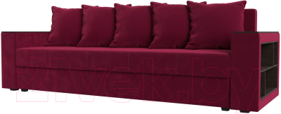 Диван Лига Диванов Дубай Лайт полки справа / 114353 - фото