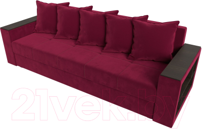 Диван Лига Диванов Дубай Лайт полки справа / 114353