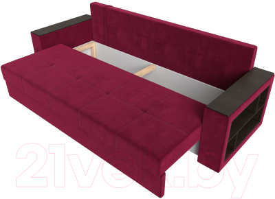 Диван Лига Диванов Дубай Лайт полки справа / 114353