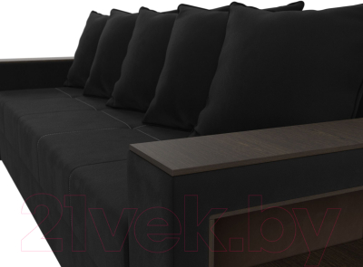 Диван Лига Диванов Дубай Лайт полки справа / 114354