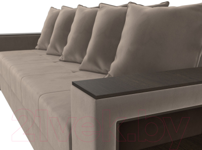 Диван Лига Диванов Дубай Лайт полки справа / 114366