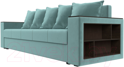 Диван Лига Диванов Дубай Лайт полки справа / 114367