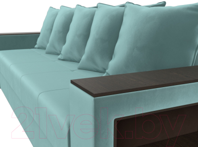 Диван Лига Диванов Дубай Лайт полки справа / 114367