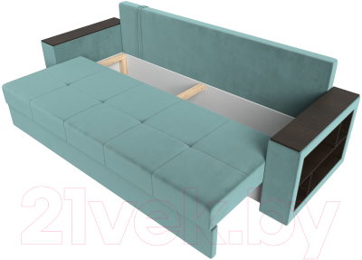 Диван Лига Диванов Дубай Лайт полки справа / 114367