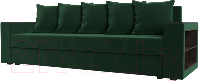 Диван Лига Диванов Дубай Лайт полки справа / 114368 - фото