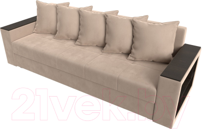 Диван Лига Диванов Дубай Лайт полки справа / 114369