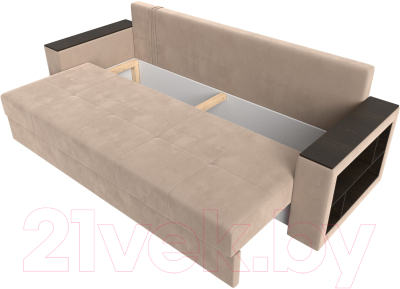 Диван Лига Диванов Дубай Лайт полки справа / 114369