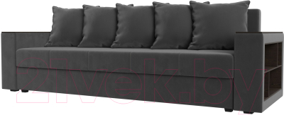 Диван Лига Диванов Дубай Лайт полки справа / 114370 - фото