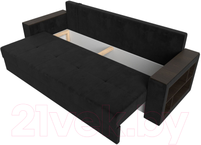 Диван Лига Диванов Дубай Лайт полки справа / 114371