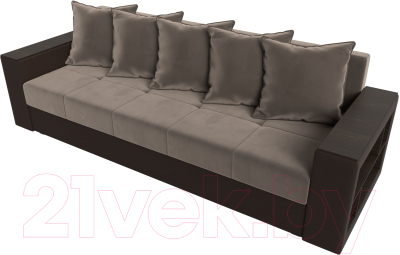 Диван Лига Диванов Дубай Лайт полки справа / 114374