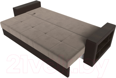 Диван Лига Диванов Дубай Лайт полки справа / 114374