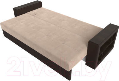 Диван Лига Диванов Дубай Лайт полки справа / 114425