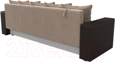 Диван Лига Диванов Дубай Лайт полки справа / 114425