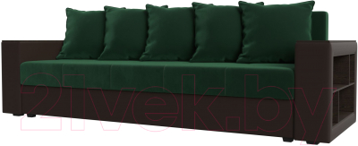 Диван Лига Диванов Дубай Лайт полки справа / 114426 - фото