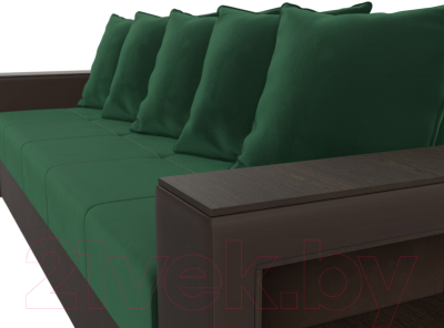 Диван Лига Диванов Дубай Лайт полки справа / 114426