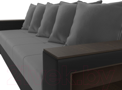 Диван Лига Диванов Дубай Лайт полки справа / 114427