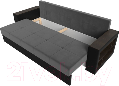 Диван Лига Диванов Дубай Лайт полки справа / 114427