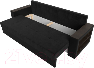 Диван Лига Диванов Дубай Лайт полки справа / 114428