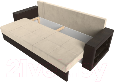 Диван Лига Диванов Дубай Лайт полки справа / 114429