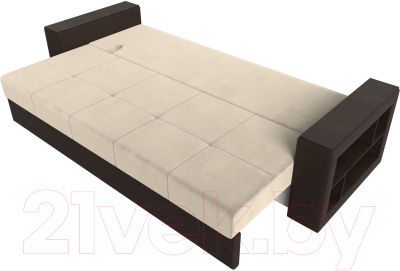 Диван Лига Диванов Дубай Лайт полки справа / 114429