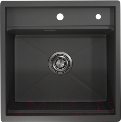 Мойка кухонная GRANULA KS-5051 (черный матовый)