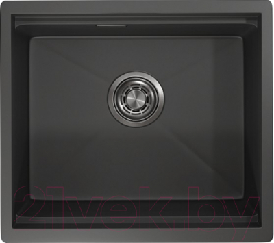 Мойка кухонная GRANULA KS-5045U (черный матовый)