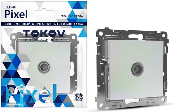 Розетка Tokov Electric Pixel TKE-PX-A1C-C04