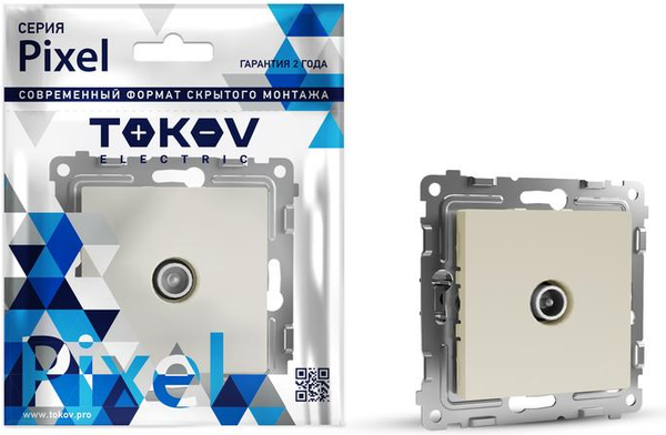 Розетка Tokov Electric Pixel TKE-PX-A1C-C02