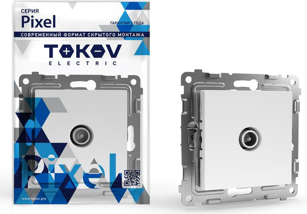 Розетка Tokov Electric Pixel TKE-PX-A1C-C01