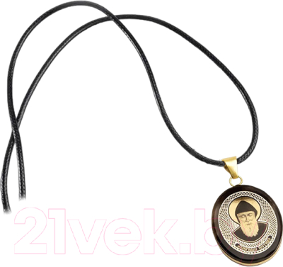 Кулон Wolves Нательная иконка Святой целитель Шарбель 41044 - фото