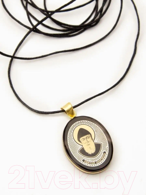 Кулон Wolves Нательная иконка Святой целитель Шарбель 41044