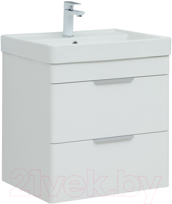 Тумба с умывальником Aquanet Ирис new 60 / 312425 - фото