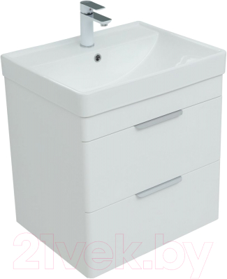 Тумба с умывальником Aquanet Ирис new 60 / 312425
