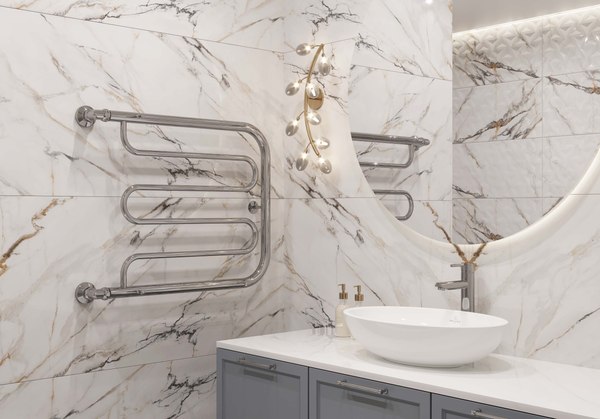 Полотенцесушитель водяной Двин D с полочкой 50x80 (1