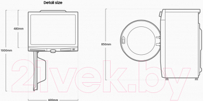 Стиральная машина Samsung WW80AGAS21AELP