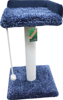 Лежанка-когтеточка Кот и Пёс Полка К2 / КП60Д-К - фото