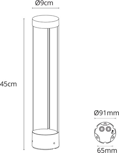 Светильник уличный Arte Lamp New York A1645PA-1BK