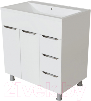 Тумба под умывальник Mixline Этьен-80 553899 - фото