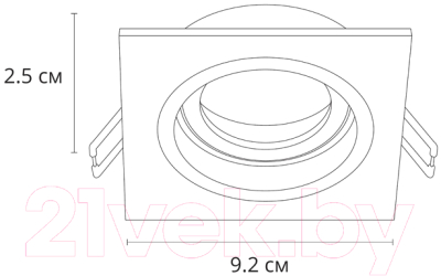 Точечный светильник Arte Lamp Tarf A2178PL-1BK