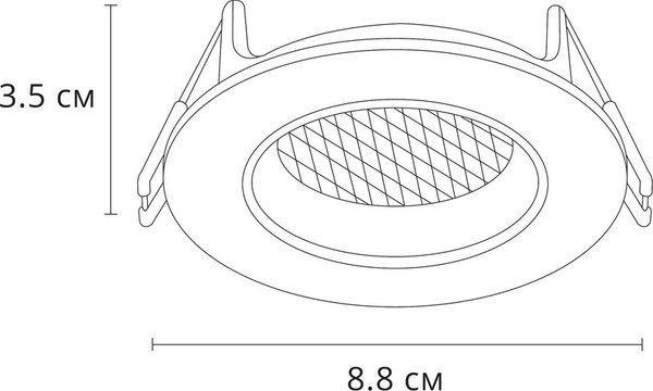 Точечный светильник Arte Lamp Fuji A2865PL-1BK
