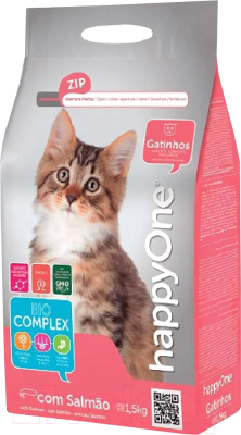 Сухой корм для кошек HappyOne Kitten для котят - фото